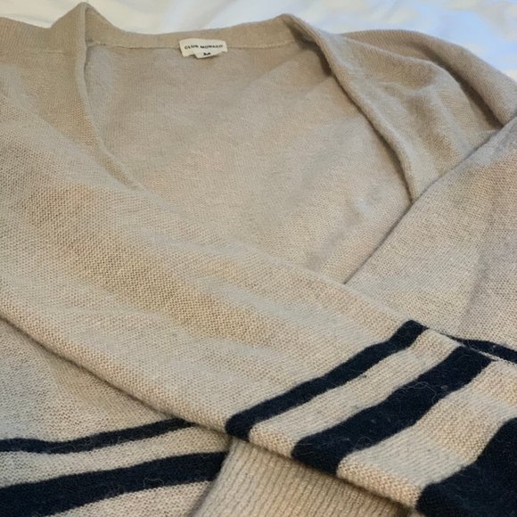 SOLD - Beige Club Monaco Lightweight Cardigan - Picture 4 of 4